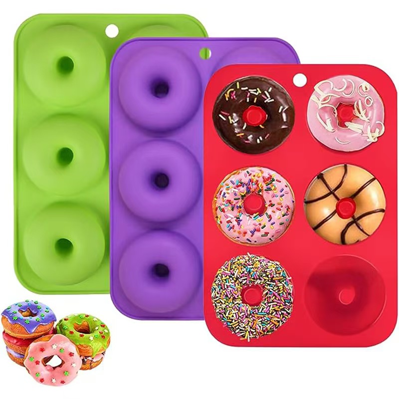 Silikon Donut Kalıbı, Gıda Sınıfı Silikon Simit Pişirme Kalıbı 1