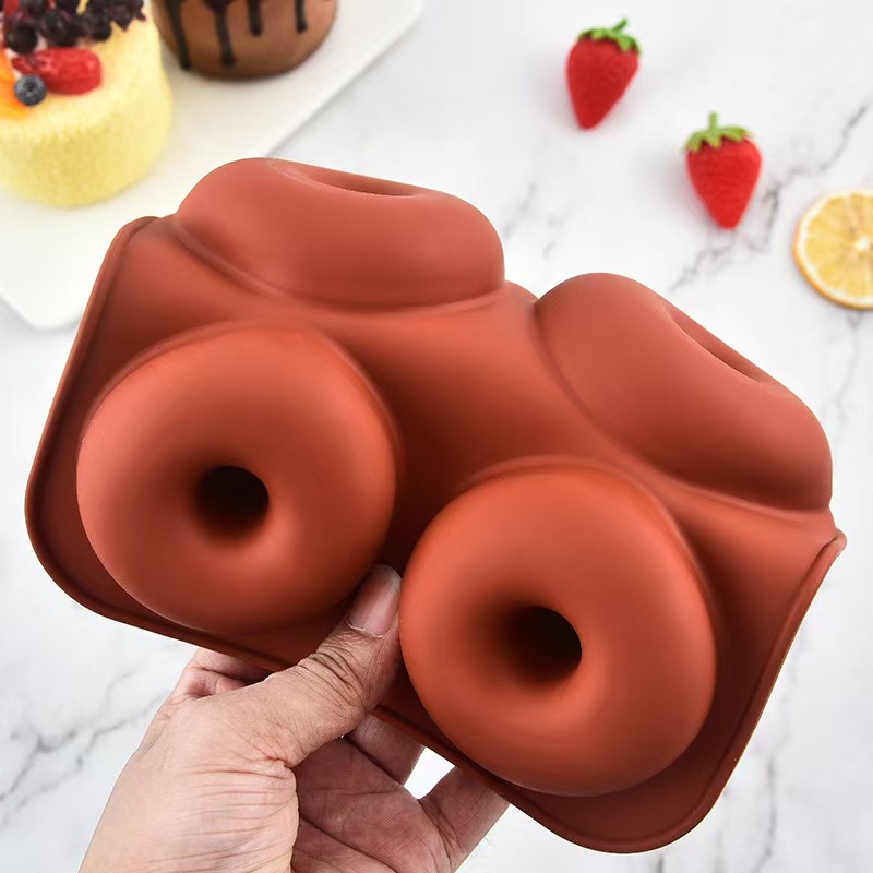 Silikon Donut Kalıbı, Gıda Sınıfı Silikon Simit Pişirme Kalıbı 3