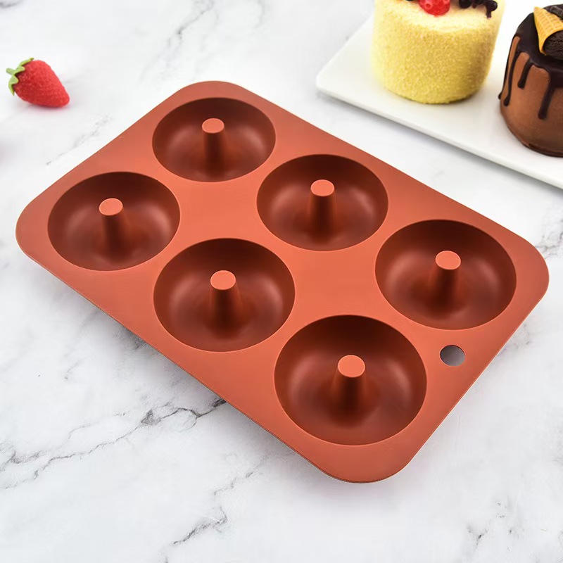 Silikon Donut Kalıbı, Gıda Sınıfı Silikon Simit Pişirme Kalıbı 2