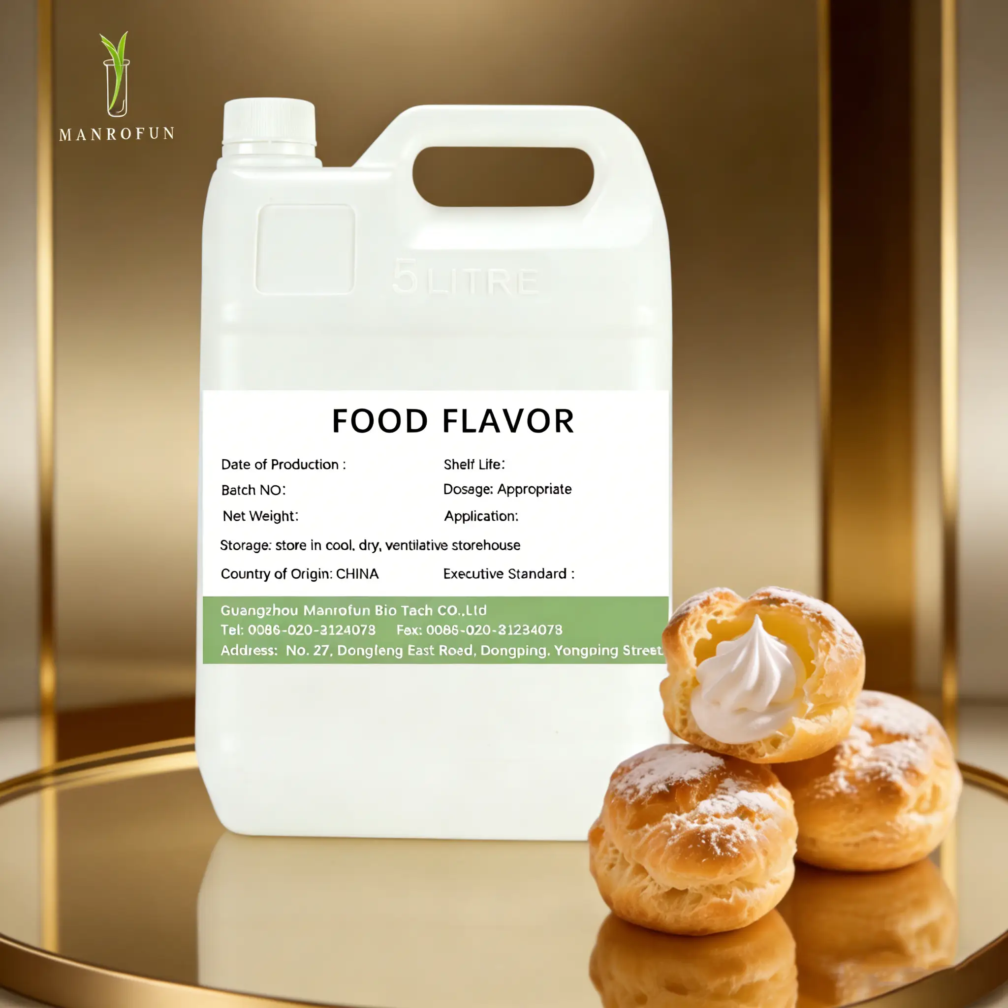 Cream Puff Flavor Concentrate Sweet Creamy Food Flavoring for Desserts & Bakery 1