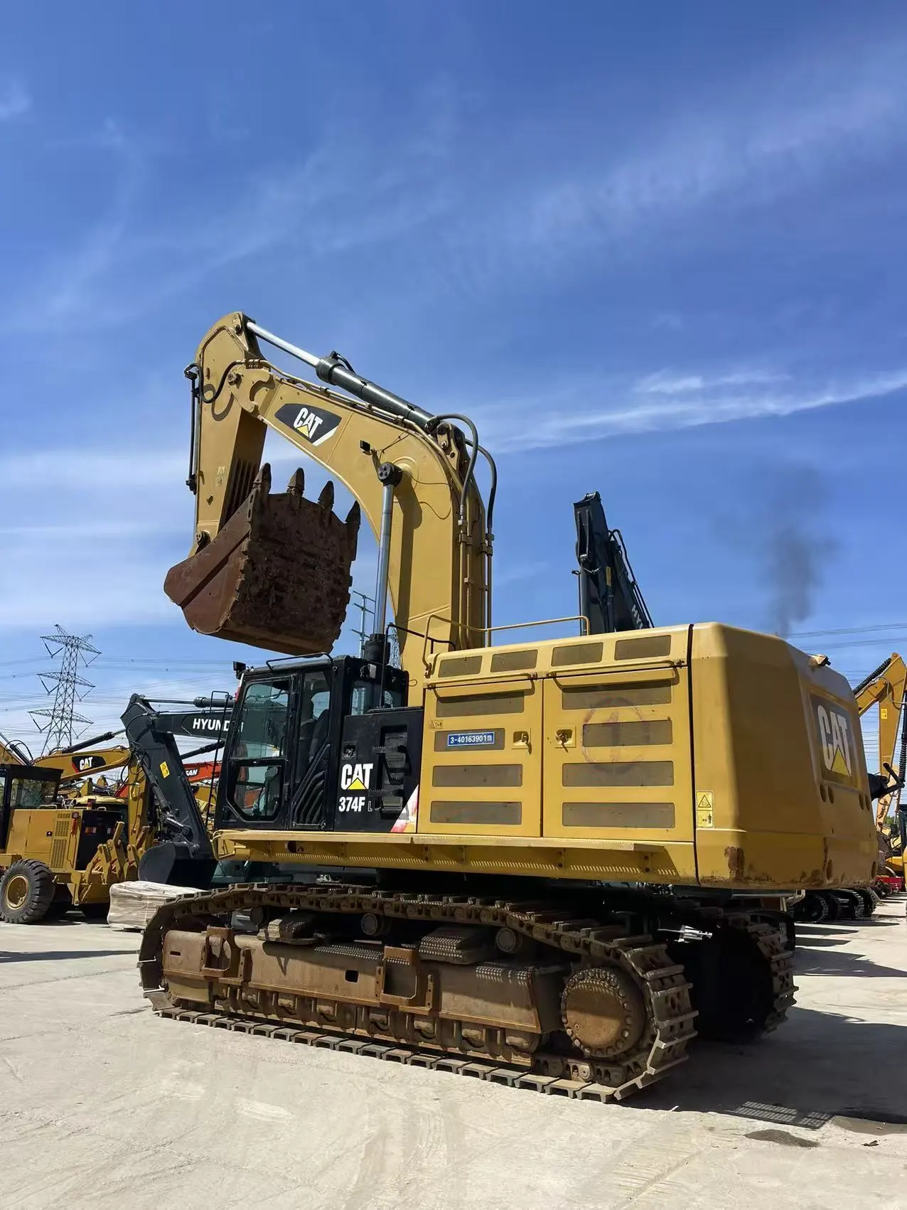 Steel Behemoth High Performance Mining Machine Caterpillar 374FL Used Excavator Machine 1