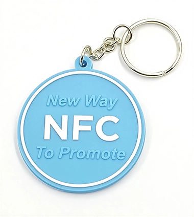 Customized PVC Keychain With Vibrant Colors And NFC Functionality 1