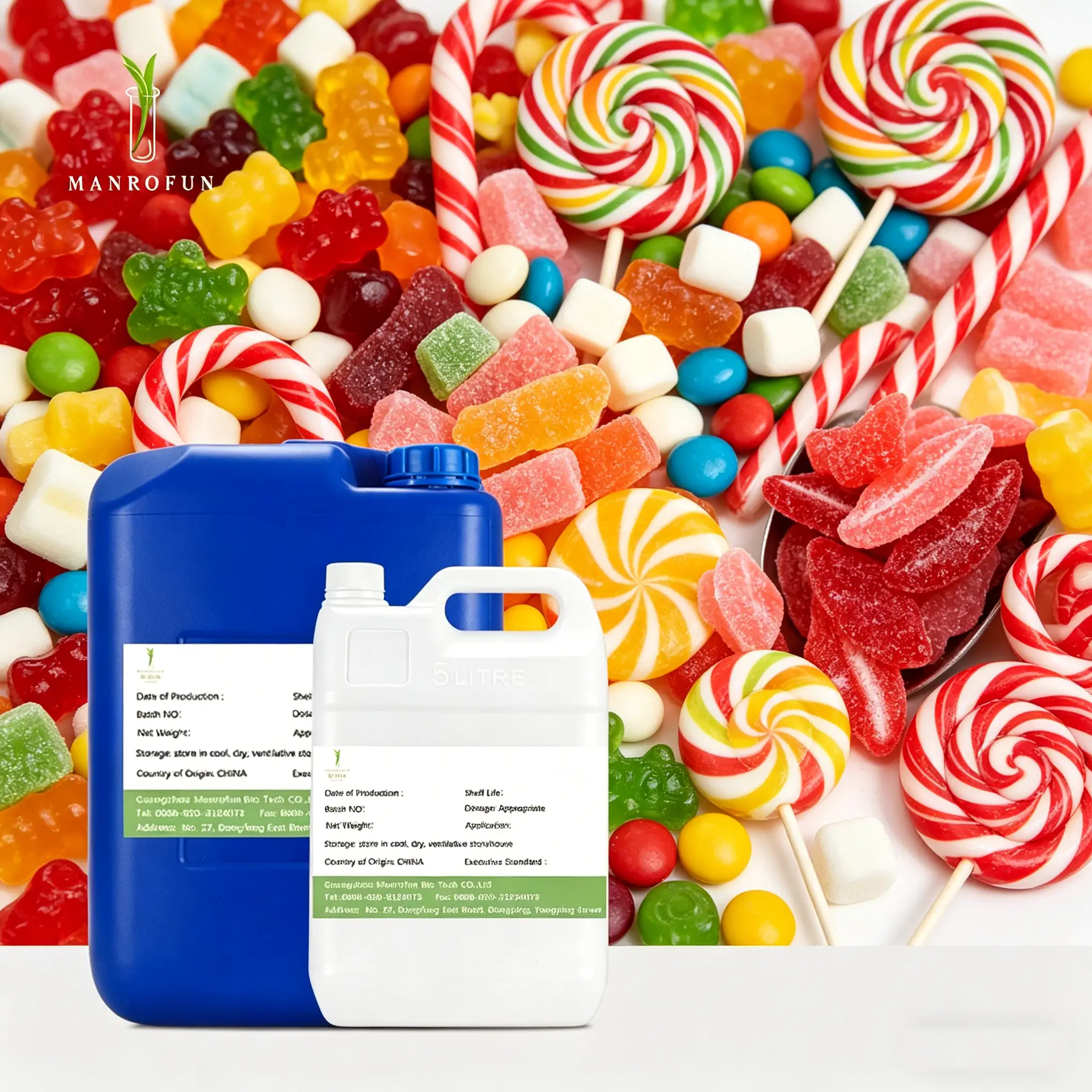 High Concentration Food-Grade Candy Flavoring Oil for Gummies, Hard Candy Applications 1