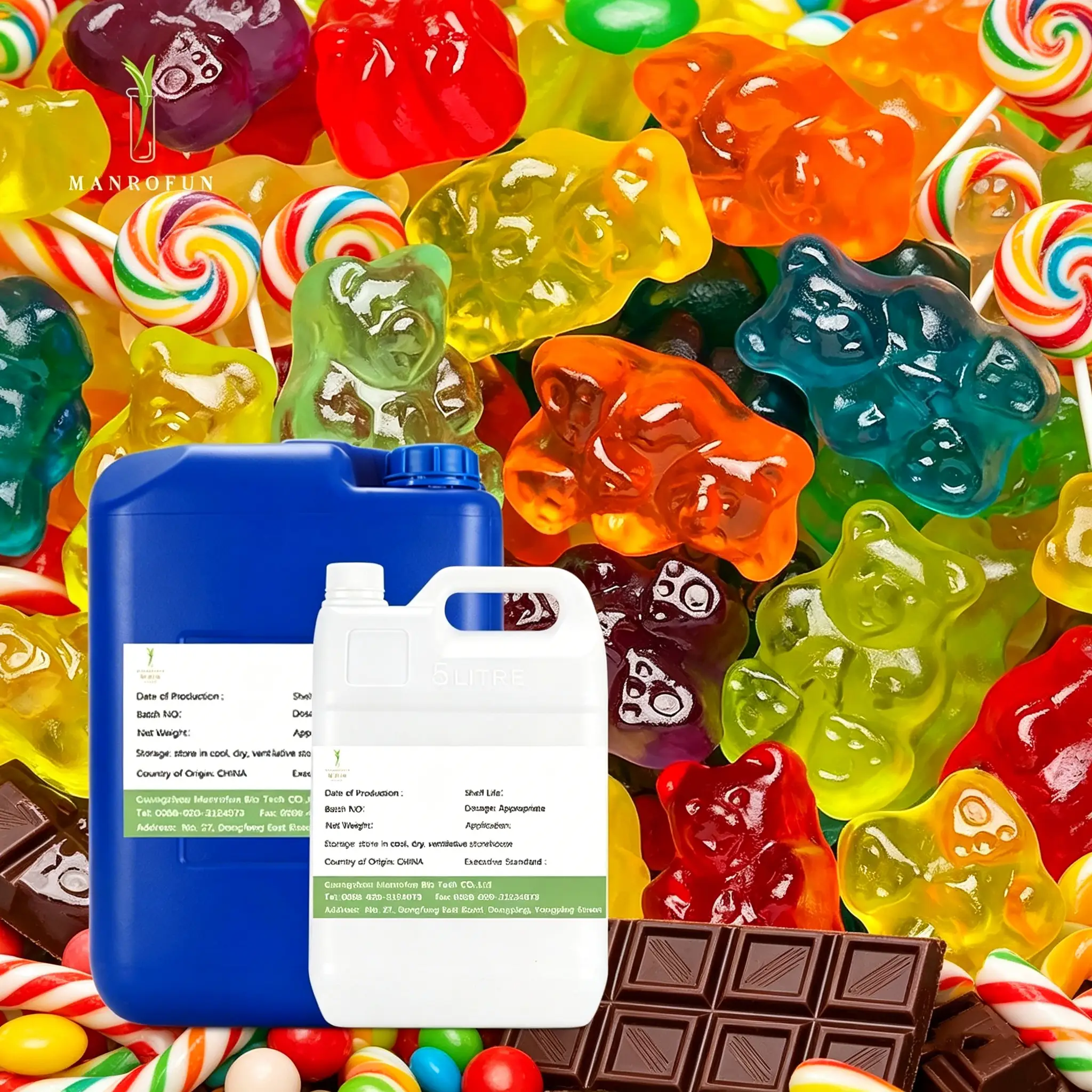 Bulk Supply Food-Grade Candy Flavoring Oil for Gummy Candy, Lollipops & Sweet Production 1