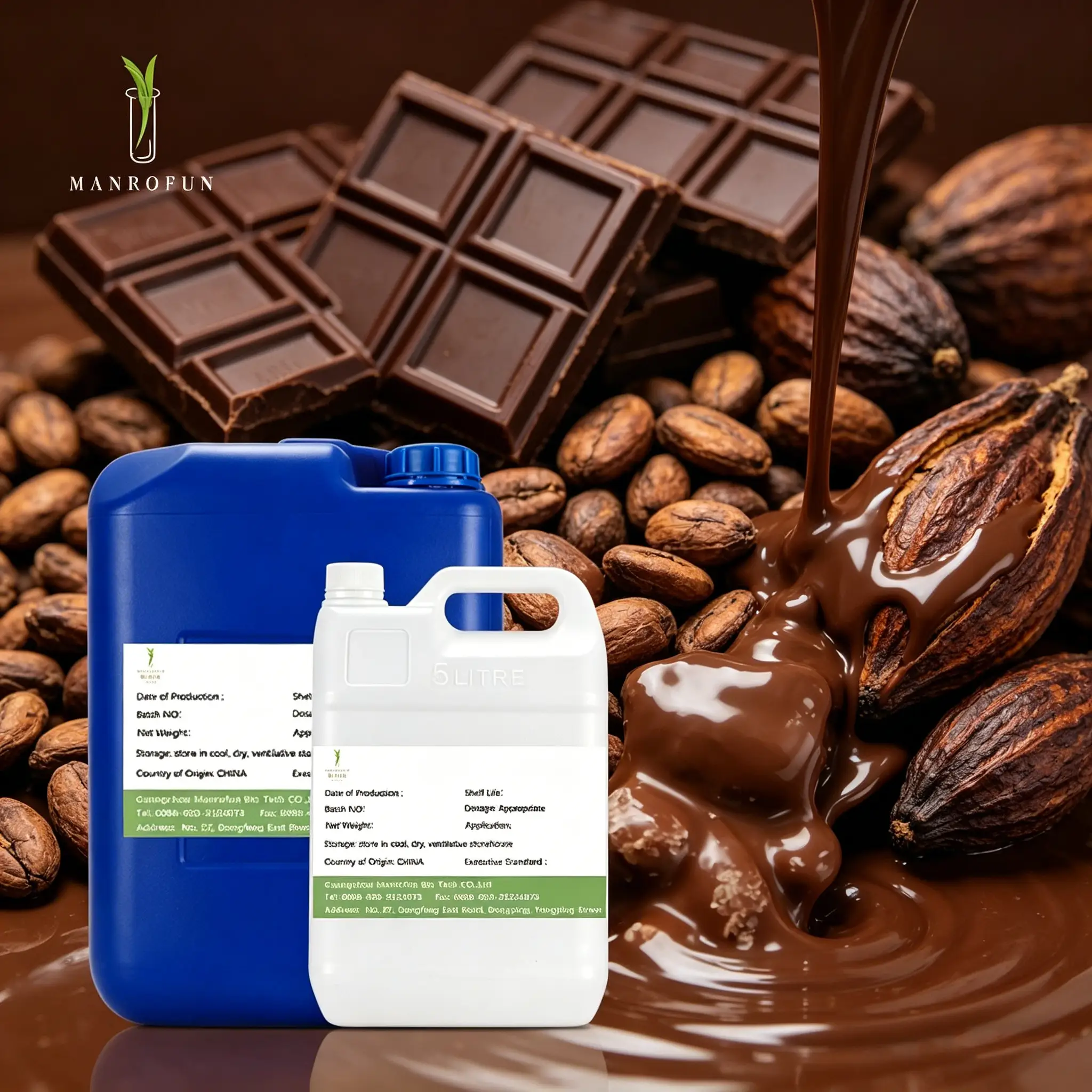 High Concentration Chocolate Flavor Oil Food Grade Cocoa Flavor for Bakery, Beverages & Desserts 1