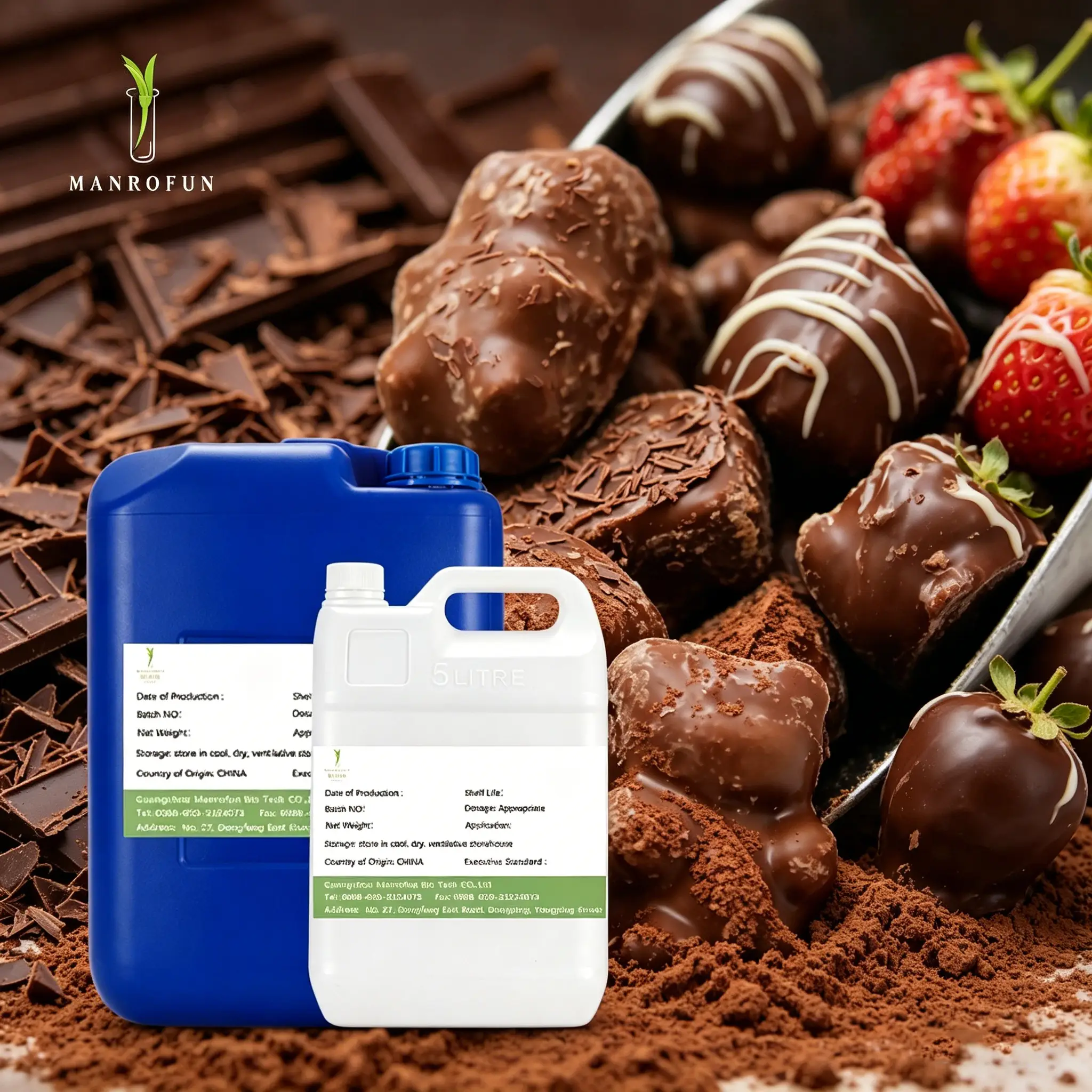 Premium Cocoa Chocolate Flavoring Oil for Baking, Ice Cream, Candy & Confectionery 1