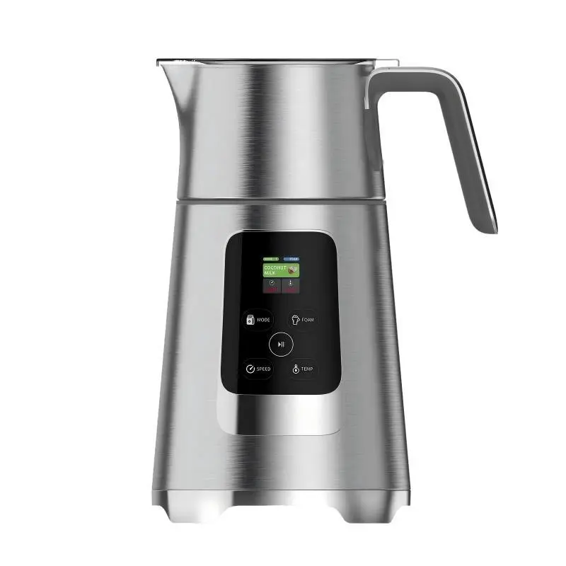Milk Electric Frother & Froth Maker, 400ml Stainless Steel 8-in-1 1