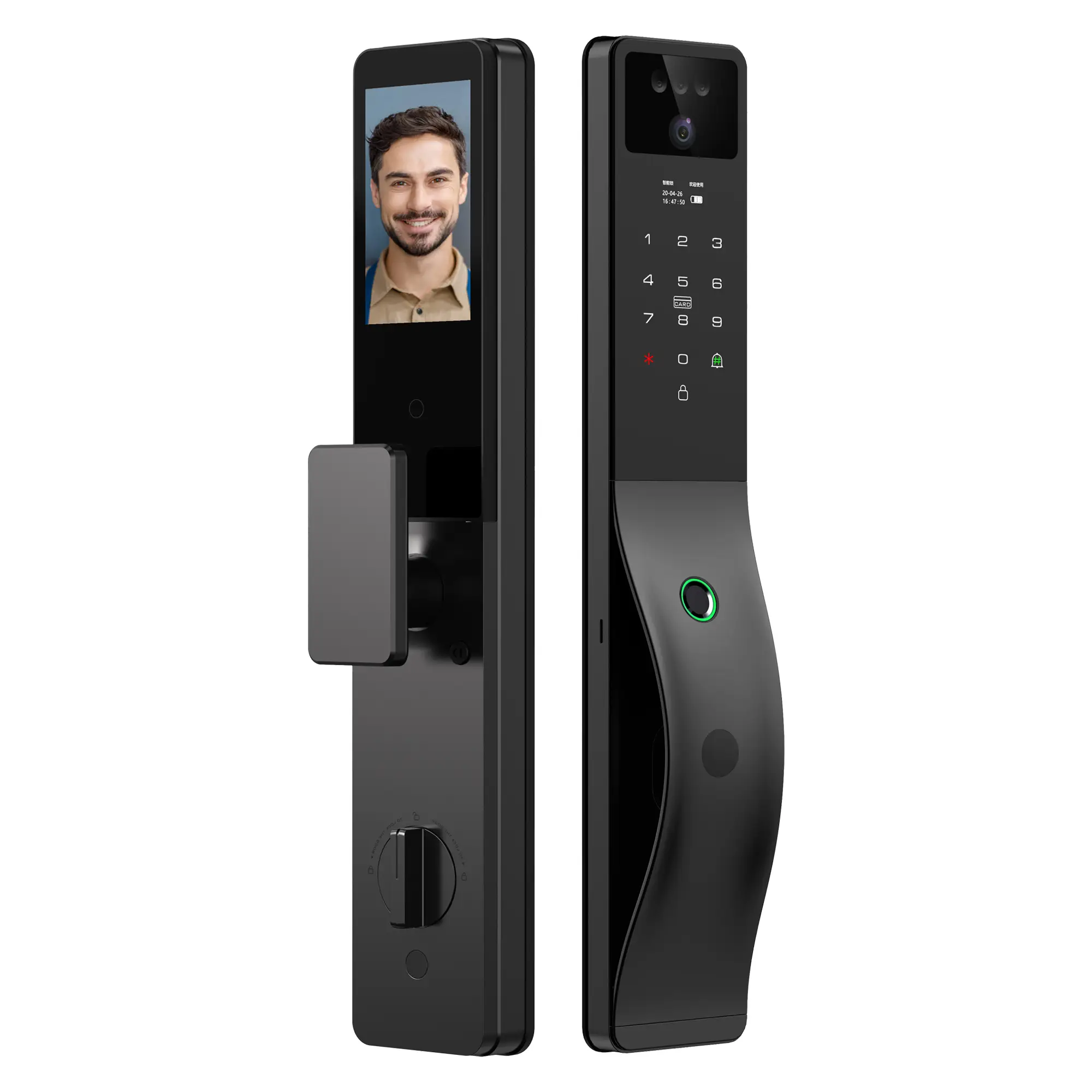 High-end Smart Facial Recognition Lock with Remote Unlocking 1