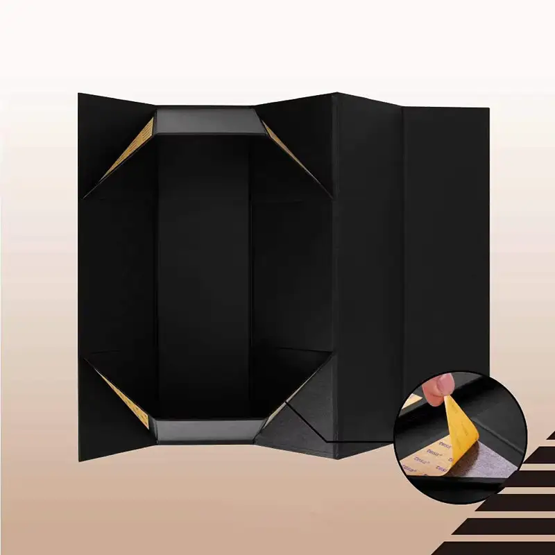 Custom Logo Color Size Luxury Paperboard Red Wine for High Quality Recyclable Magnetic Lid Gold Foil Printing Gift Box 1
