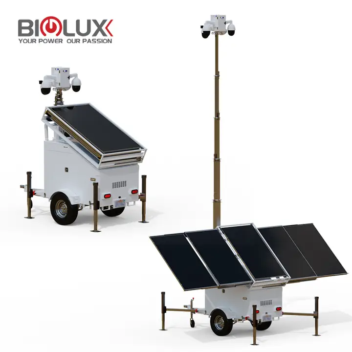 移動式ソーラートレーラー＆ポータブルソーラーパワーシステム - BIGLUX
