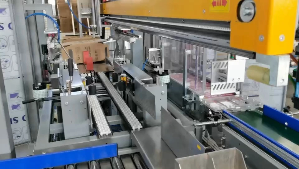 Automatic Cling Film Box Horizontal Case Erecting, Packing, and Sealing Machine - WKD-KZF-H10 1