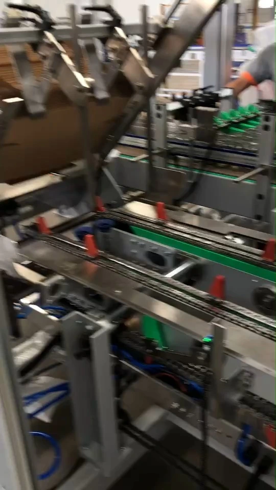 Automatic Glass Bottle Horizontal Case Erecting, Packing, and Sealing Machine - WKD-KZF-H10 1