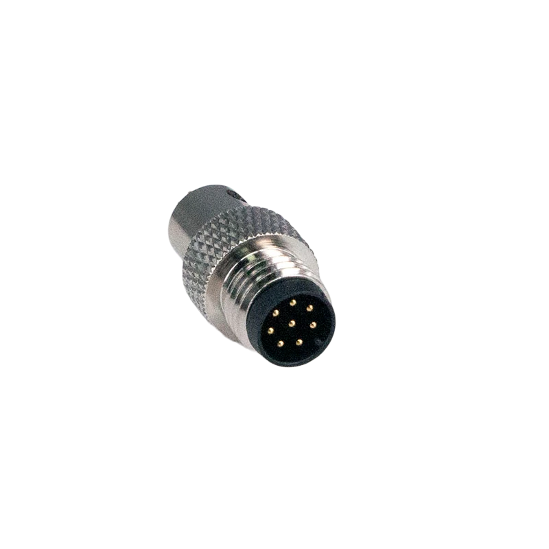 M8 8 Pin Male Industrial Circular Connector  Gold-Plated Contacts 2µ ADAMICU 1