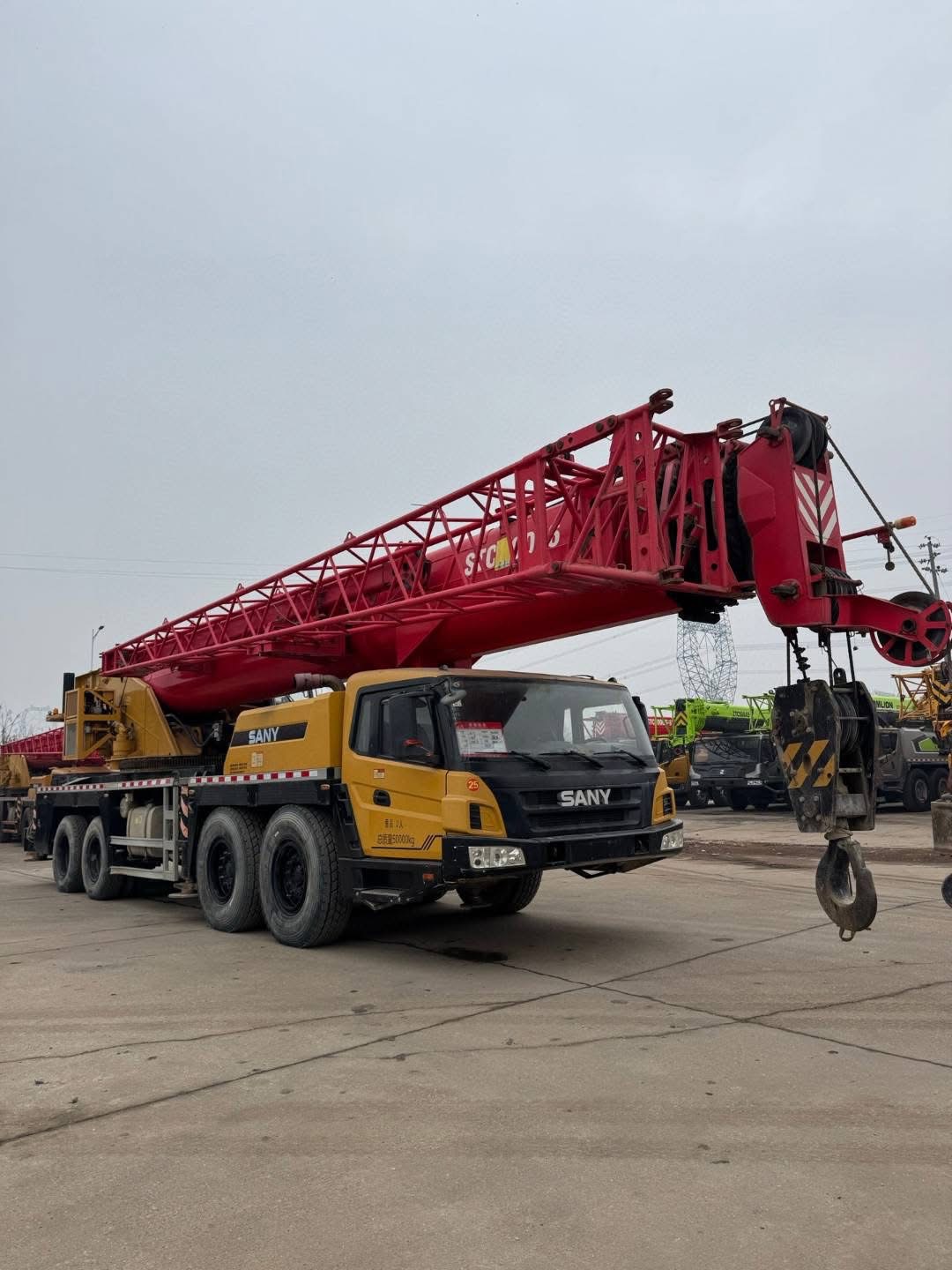 Grue SANY STC800E6 | Hauteur de levage maximale : 85,5 m 5