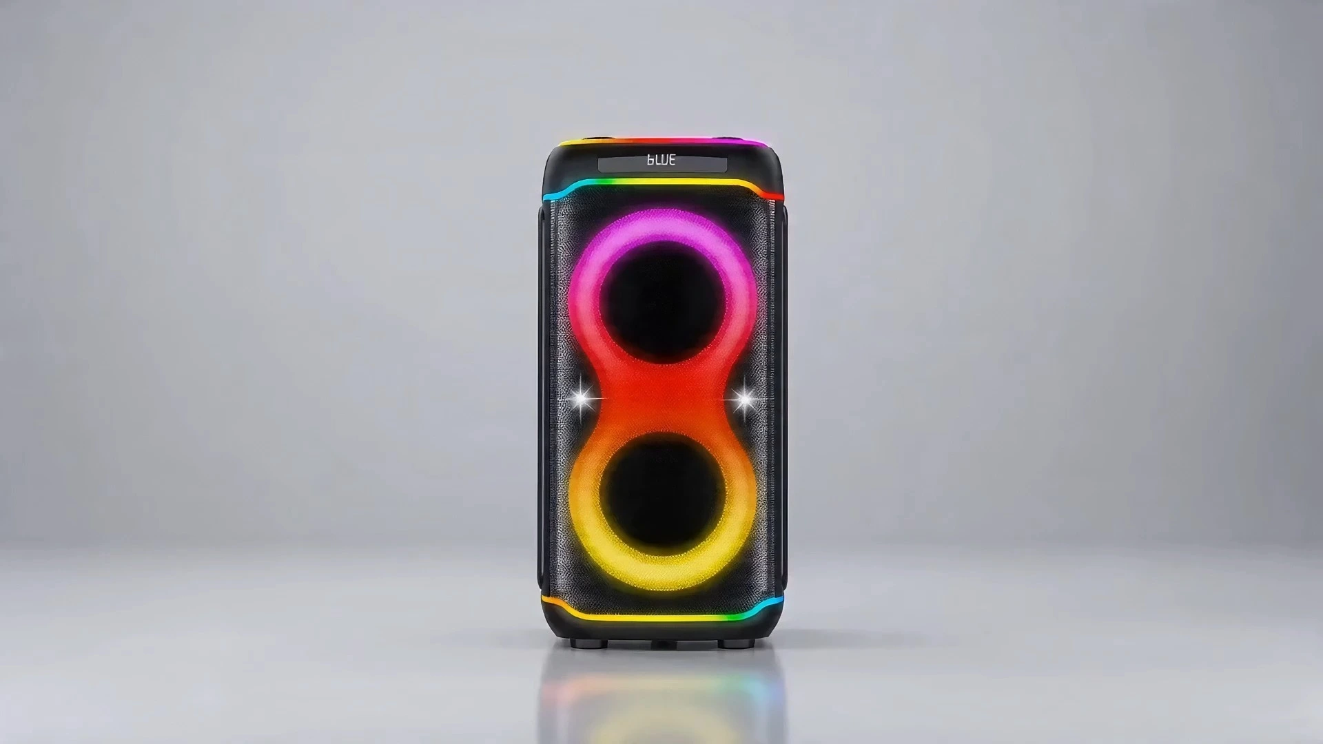 ลำโพงบลูทูธพกพา 60 วัตต์ พร้อมวูฟเฟอร์คู่ขนาด 5 นิ้ว และไฟ LED ส่องสว่างรอบทิศทาง | Deluxe AV AP-2530 1