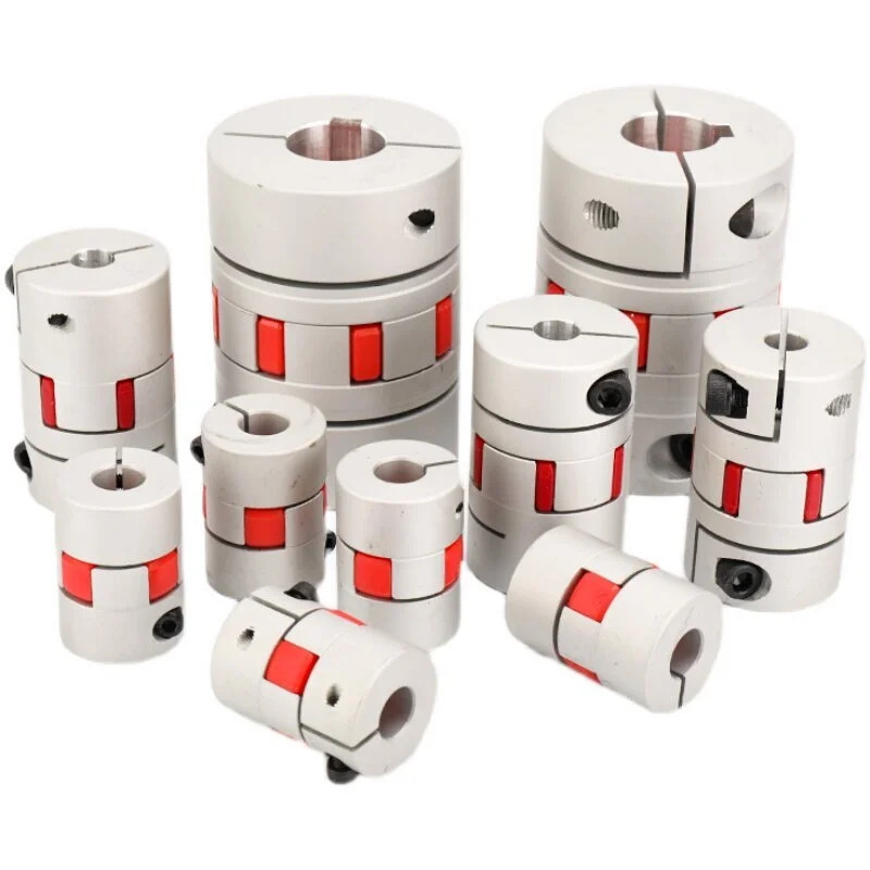 High-Strength Aluminum Alloy Plum Coupling D20L25 Flexible Spider Shaft Coupler for Nema 17/23 Stepper Motor & CNC Ball Screw 1