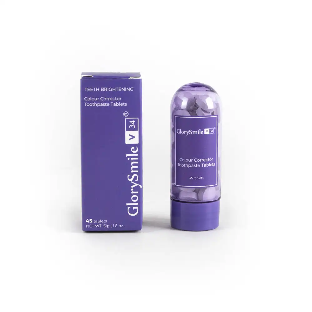 45 Pcs V34 Purple Toothpaste Tablets 1