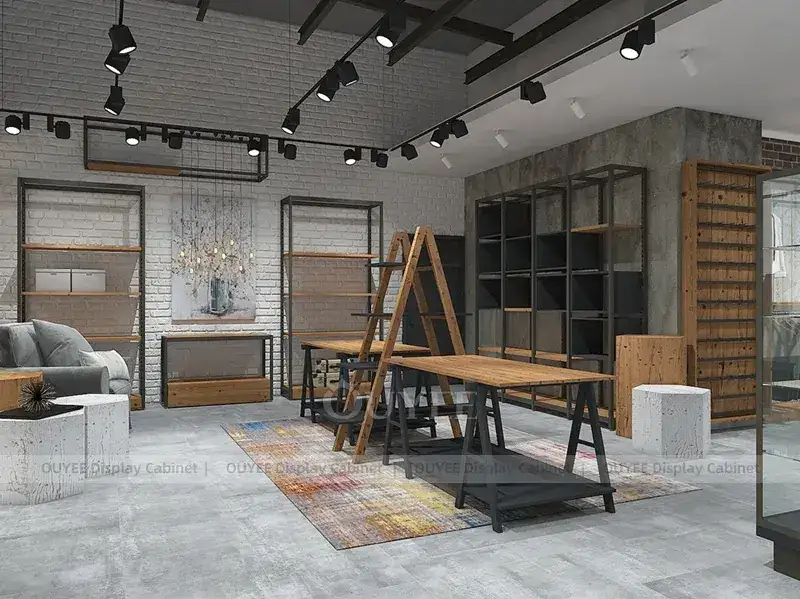 مخطط أرضية متجر ملابس لتصميم تجهيزات مخصصة 1