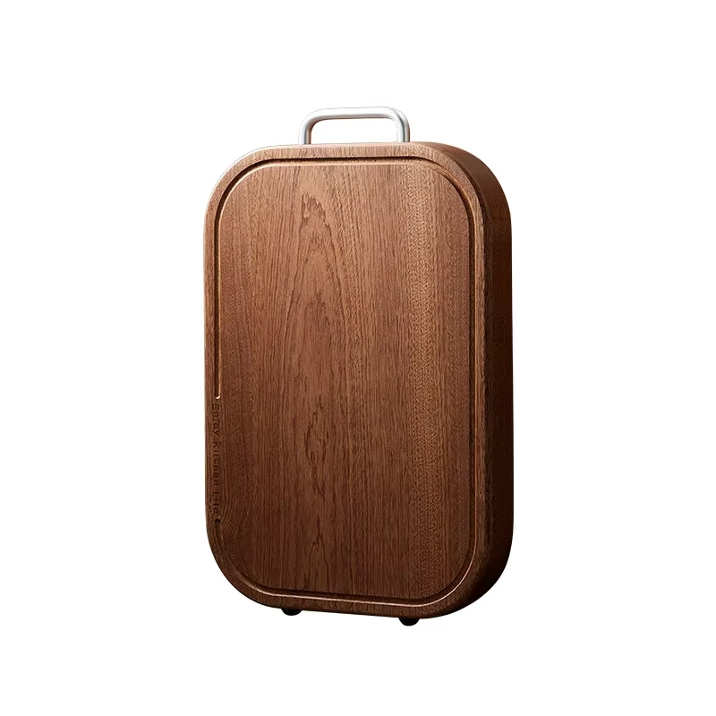 Double-Sided Solid Ebony Wood Chopping Board Household Antibacterial and Mildew-Proof Anti-Slip Fruit Cutting Board 1
