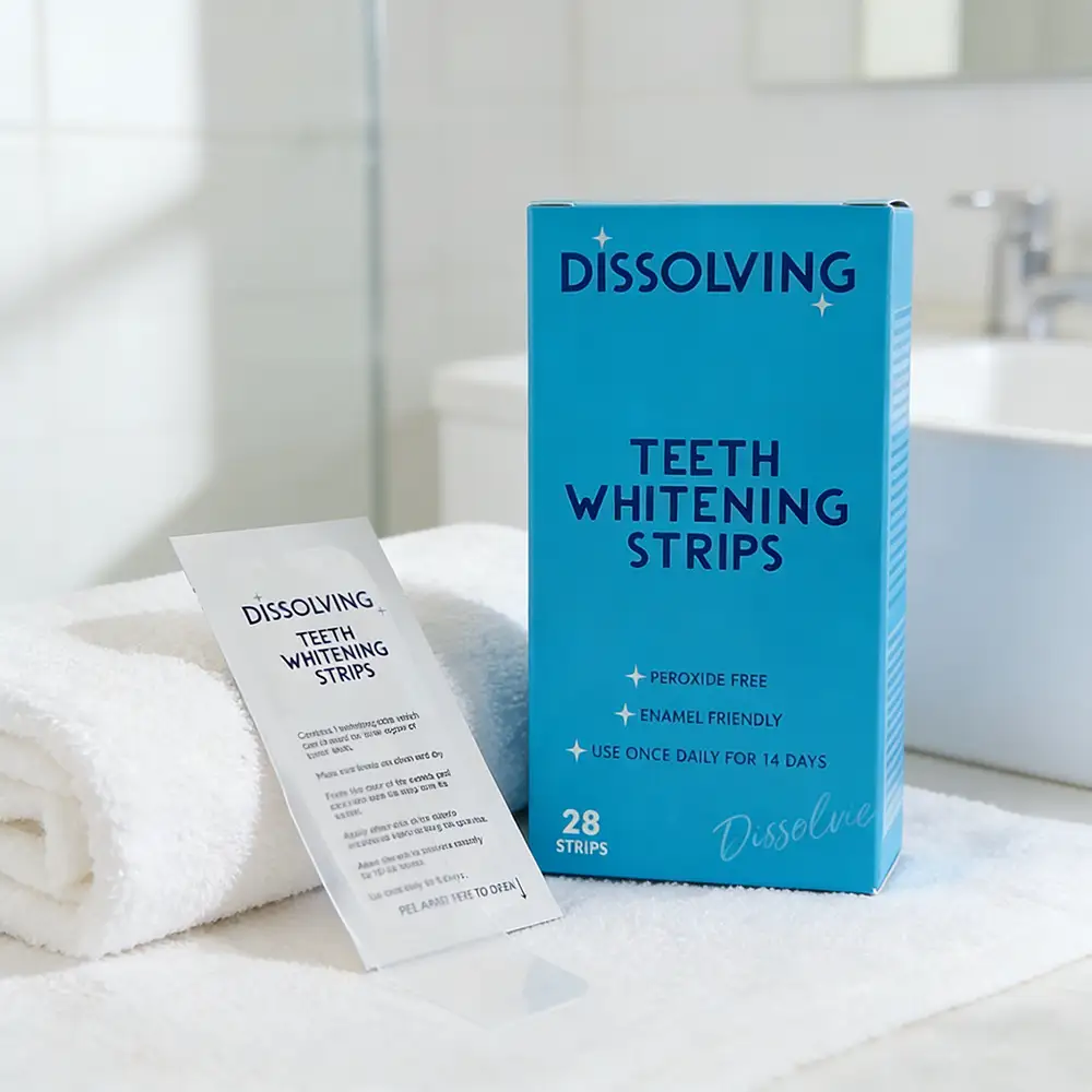 Dissolvable Design Teeth Whitening Strips 1