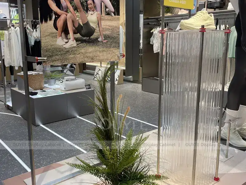 Sports Store Interior With Running Track Floor And Front Display 1