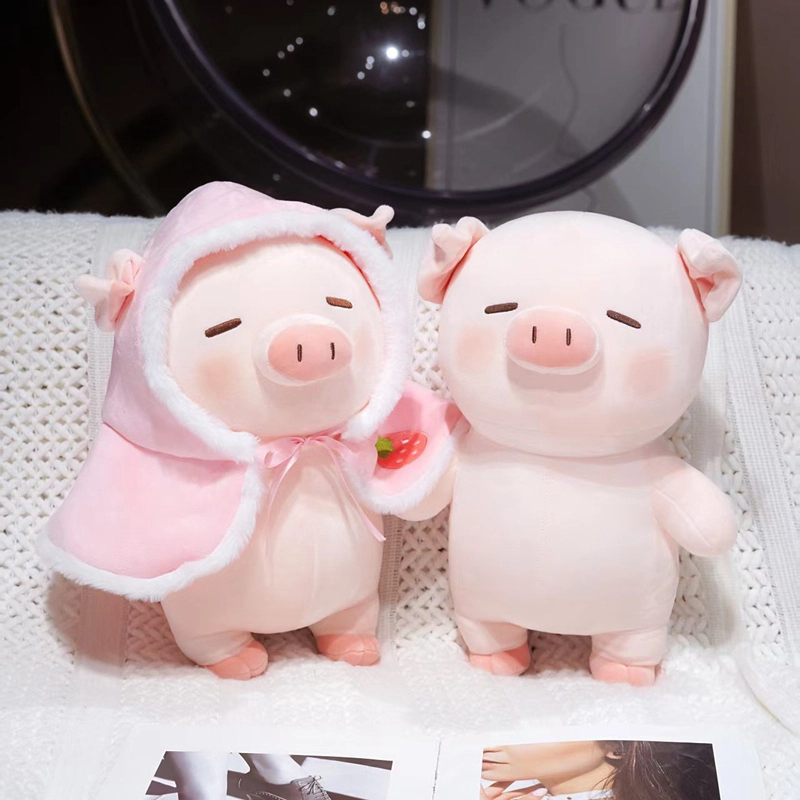 Yortoob Nangnang Pig Peluche de peluche, suave animal de peluche Kawaii para niños y decoración de dormitorio 1