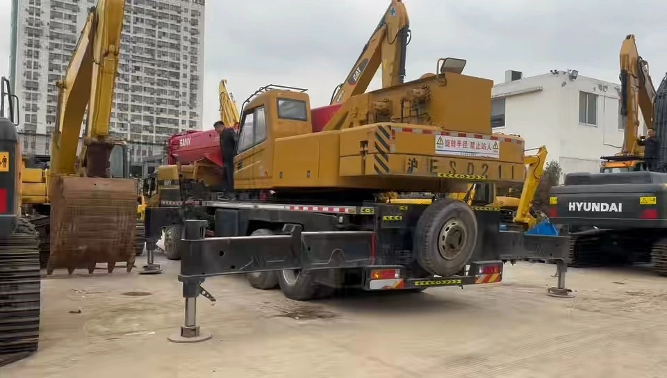 Used SANY STC500C5 50Ton Truck Crane Low Working Hours Good Condition For Export 1