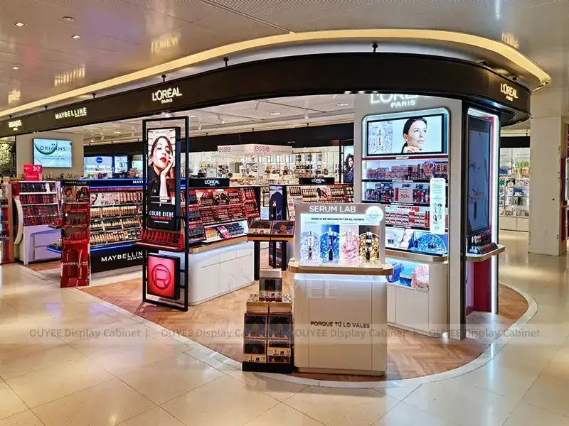 L'Oréal Make-up-Turm-Theke im Einkaufszentrum 1