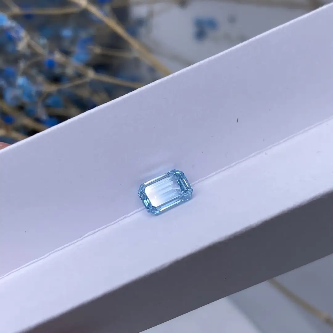 1.62 قيراط من الزمرد الأزرق الفاخر المصقول LG636405659 1