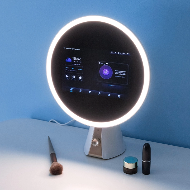 Miroir de maquillage intelligent avec analyse de la peau et fonction beauté, alimenté par l'IA 1