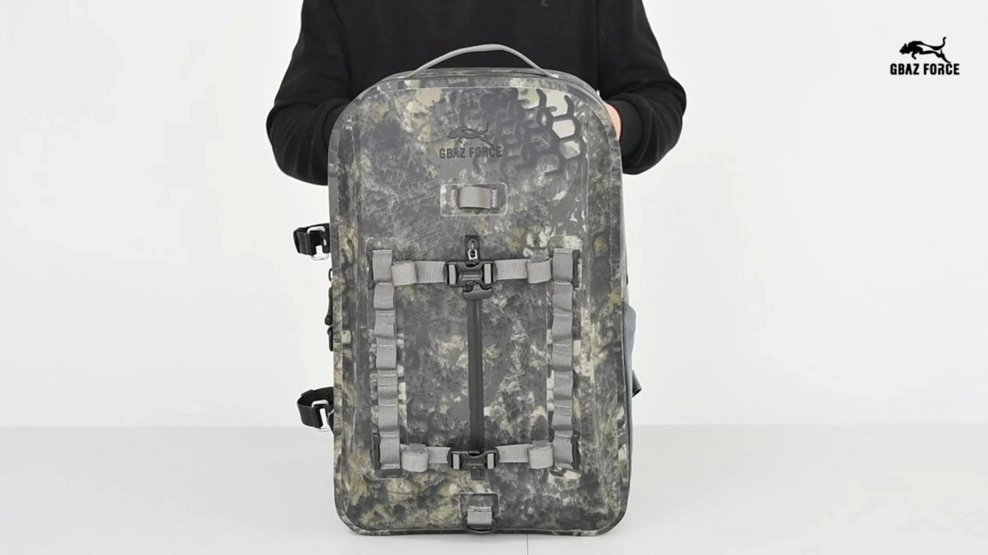 Σακίδιο πλάτης GAF 37L 840D Nylon Camo TPU Dry, αδιάβροχο, πλωτό, βυθιζόμενο σακίδιο πλάτης με αεροστεγές φερμουάρ IPX7 1