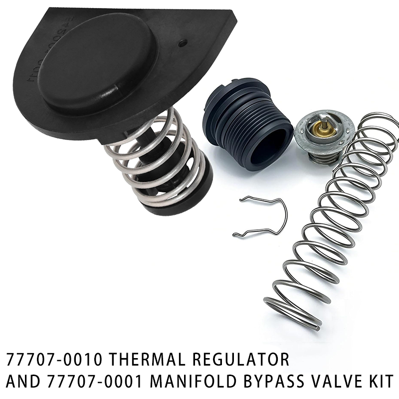 Kit de régulateur thermique et de vanne de dérivation pour chauffe-piscine Pentair MasterTemp (kit de remplacement 77707-0010 + 77707-0001) 1