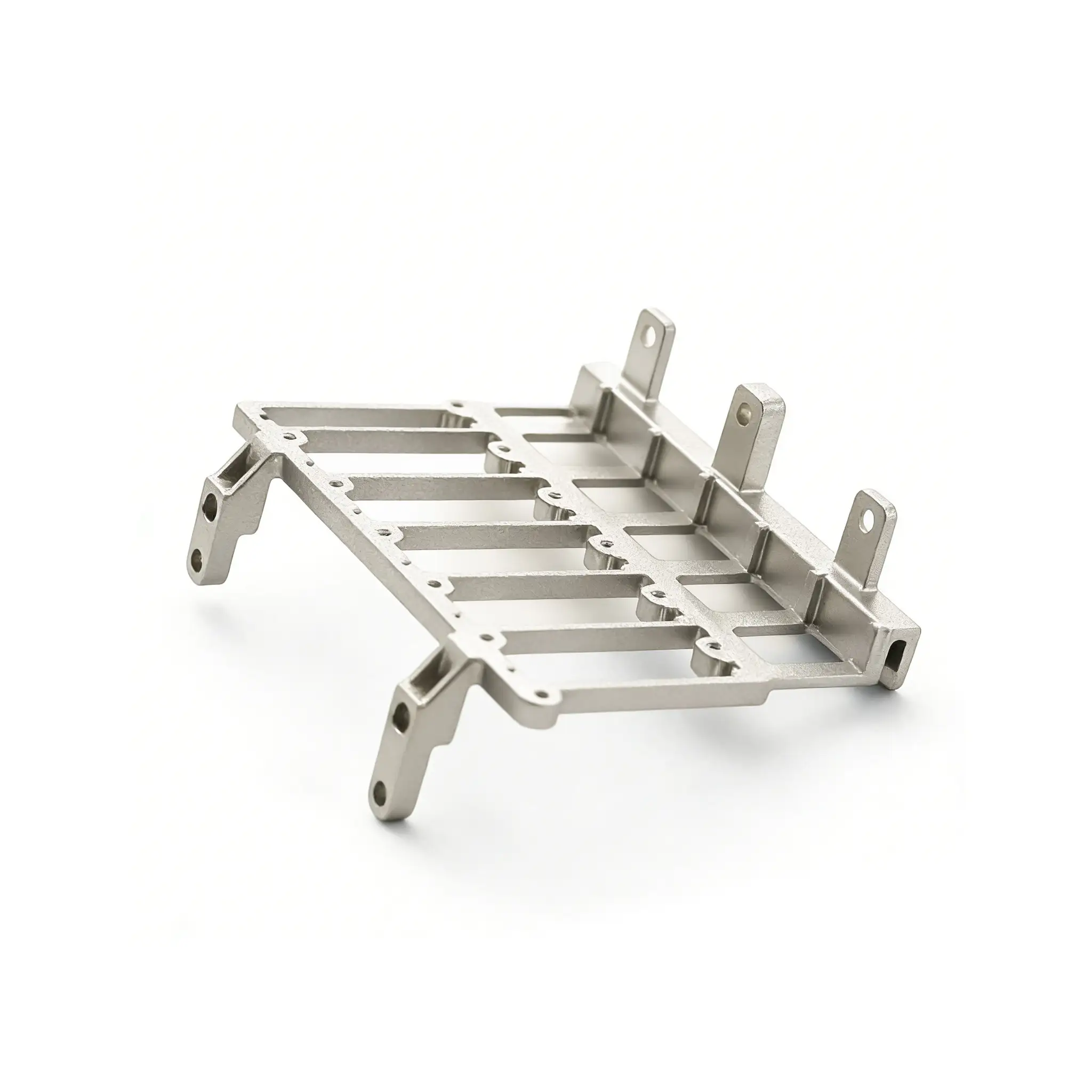 Custom Precision Die Cast Multi-Slot Mounting Bracket 1
