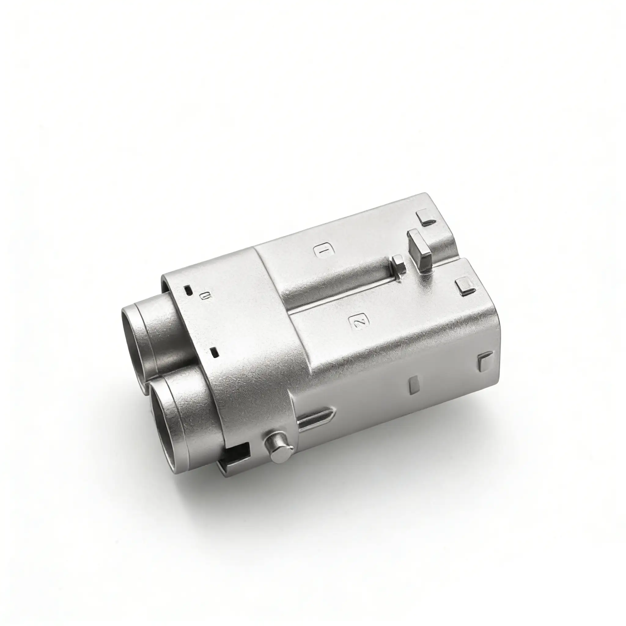 Custom High-Precision Zinc Alloy Die Cast EV Charging Connector Housing 1