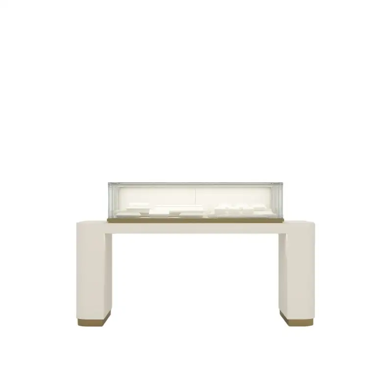 واجهة عرض زجاجية معمارية مزدوجة الأعمدة للبيع بالتجزئة 1