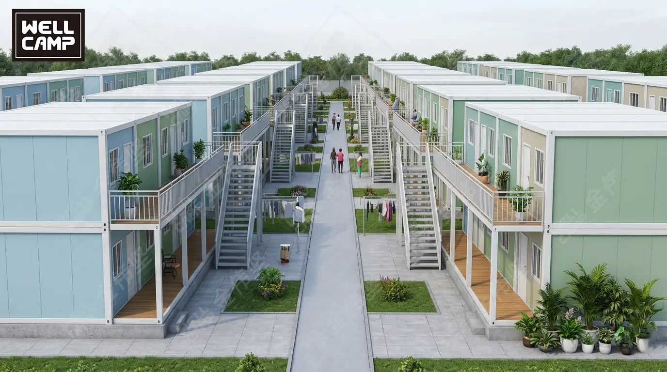 Maison préfabriquée moderne à 2 étages | Maison modulaire de luxe en conteneurs détachables pour un mode de vie durable 1