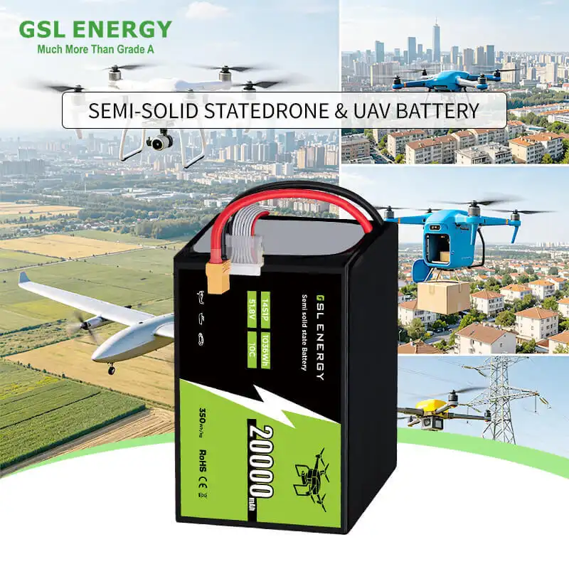proveedor industrial de la fábrica de la batería 22.2V 44.4V 51.8V del abejón de la batería UAV de la resistencia larga 20Ah