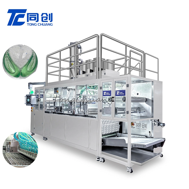 TC-P360 다기능 고속 평판형 세탁 세제 캡슐 포장기 1