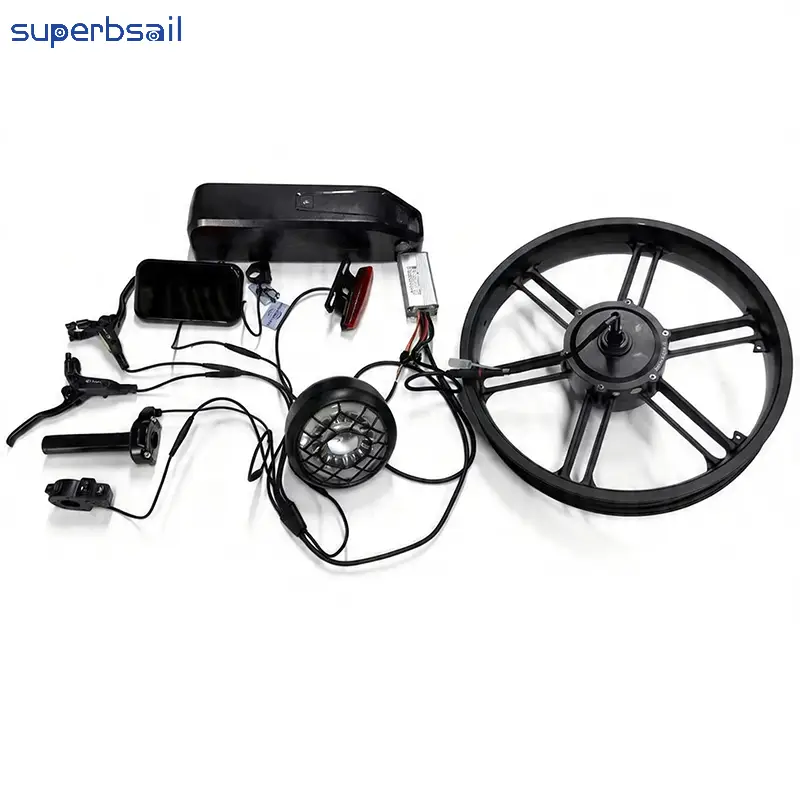 48V 500W Rear Drive Conversion Kit for 20*4.0 V20/V8 Fatbike Electric bicycle Part E Bike Conversion Kit Bike Parts-EB-KT01 1