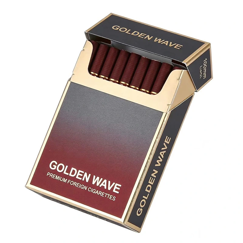 Custom Printed Premium Cigarette Packaging Boxes Various Cardboard Flip-TopStyles Full-Size Empty for All Types Cigarettes 1