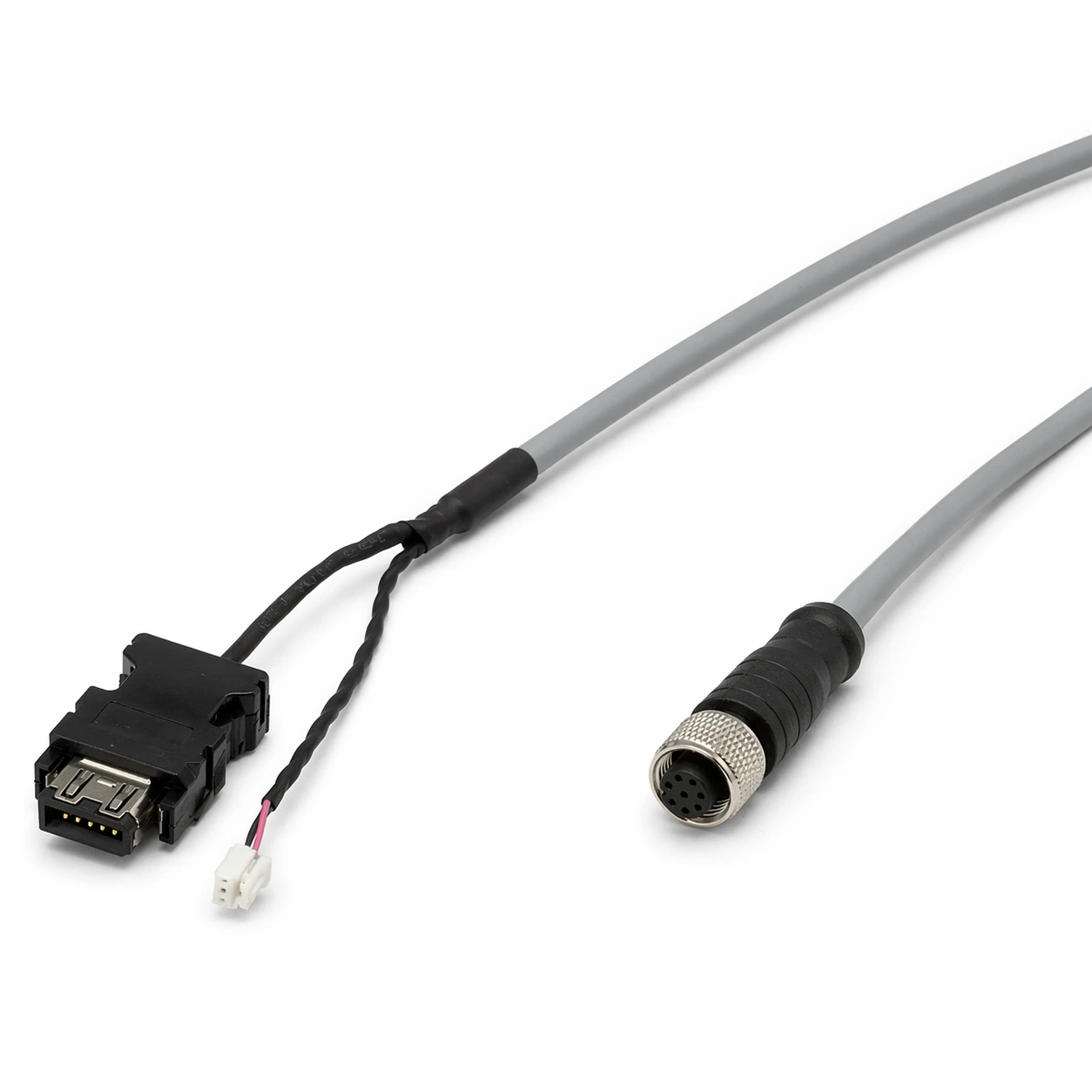 M12 8 Pin to 1394 10 Pin Encoder Cable Assembly for Servo Motor and Automation Signal Connection 1