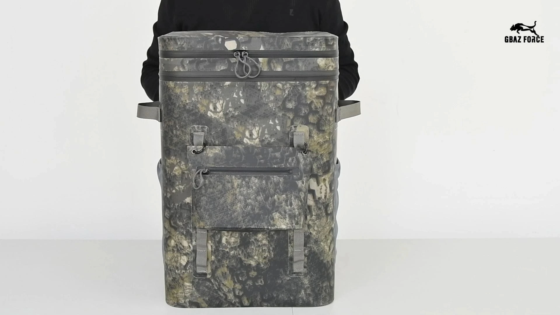 GAF Double TPU Nylon 36 Can 48H Insulated Soft Camping Waterproof Thermal Food Cooler Backpack Wine Cooler For Leakproof 1