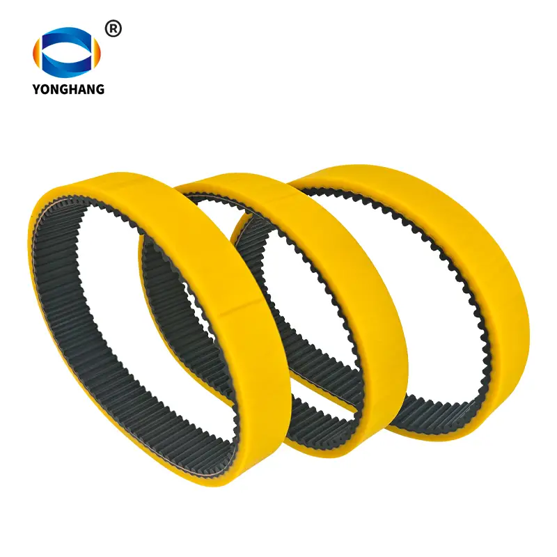 High-Temp Yellow Silicone Coating Timing Belt 1