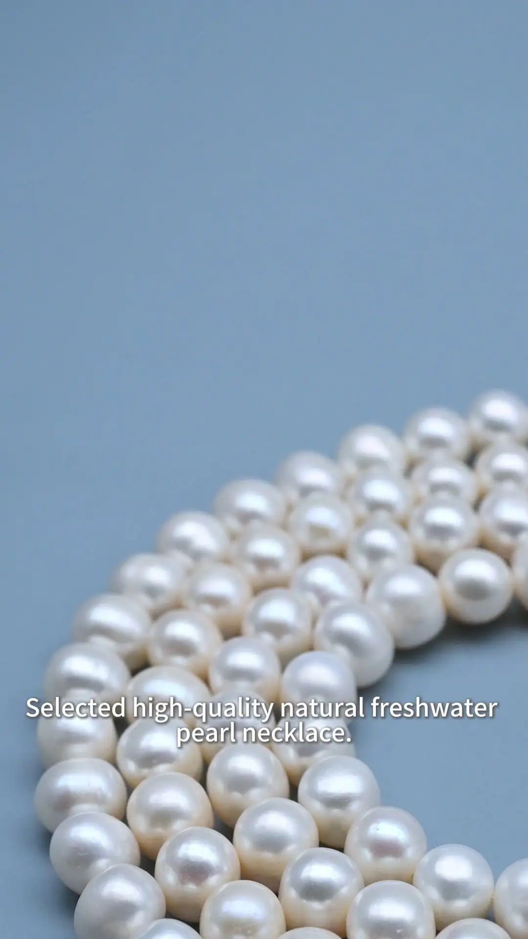 9-10mm 5A White Potato Shape Natural Freshwater Pearl Strand for Jewelry Making 1