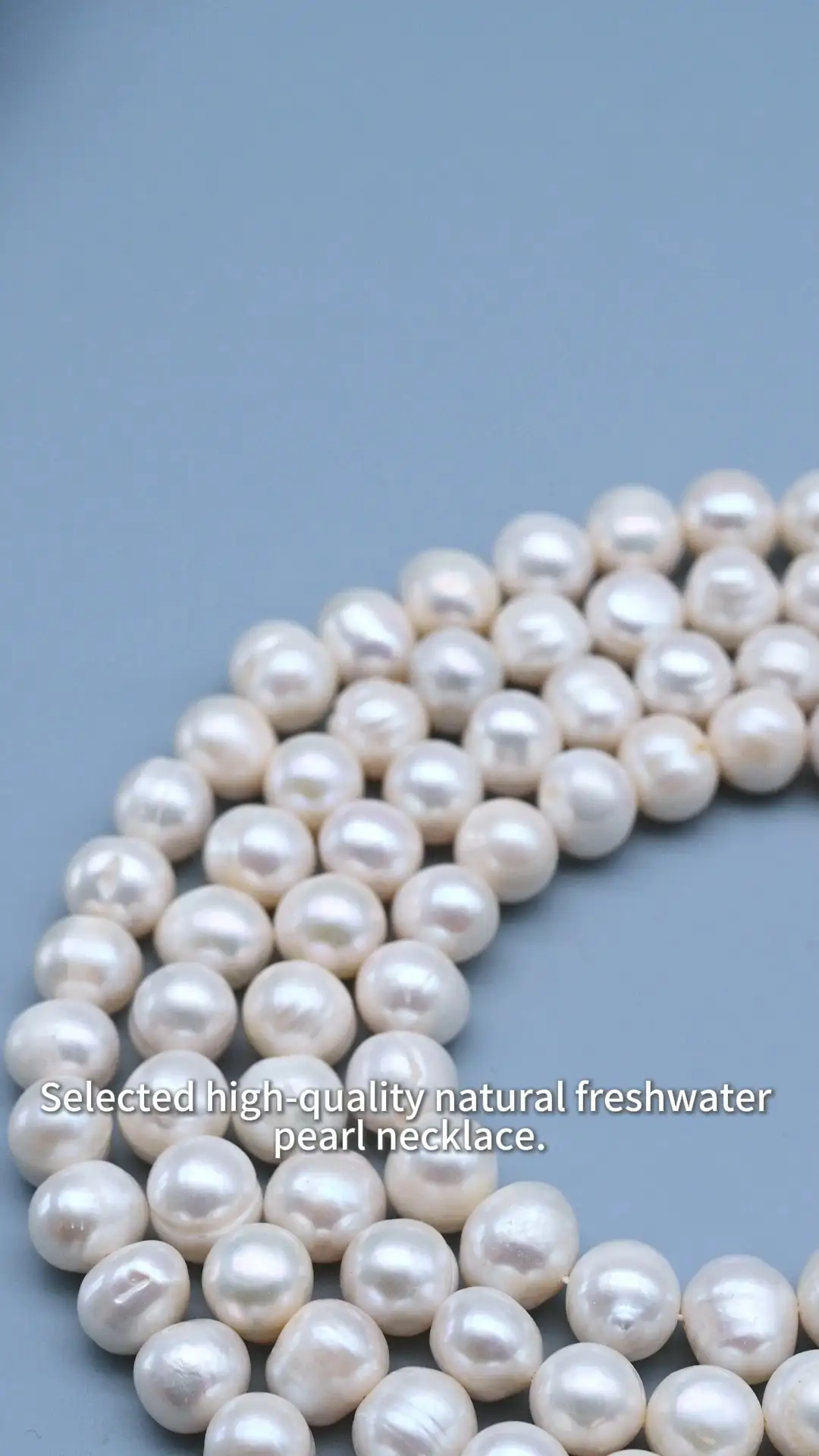 10-11mm 3A White Potato Shape Natural Freshwater Pearl Strand for Jewelry Making 1