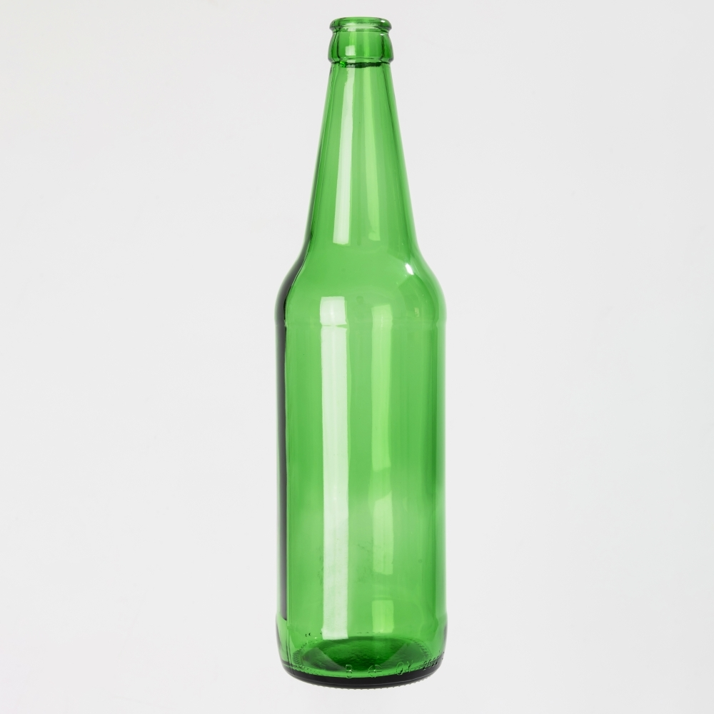 Ampolla de cervesa de vidre verd maragda de 640 ml 1
