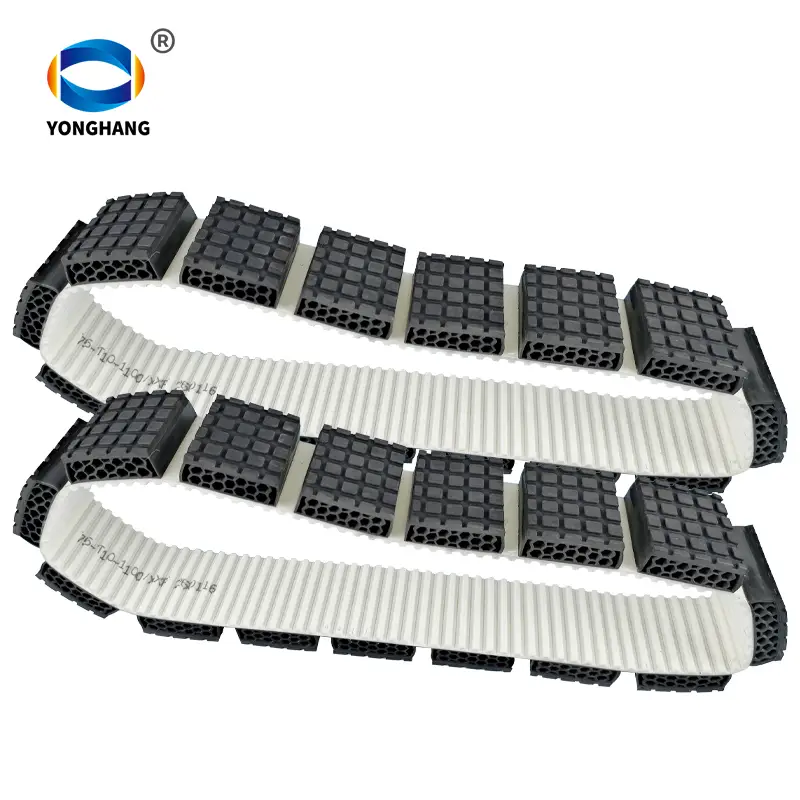 High-Traction Crawler Track Belts for Photovoltaic Cleaning Robots 1