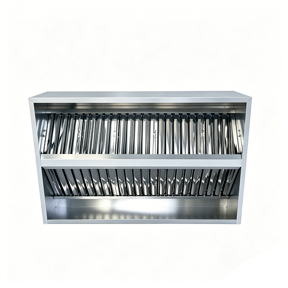 Campana extractora de acero inoxidable de doble cara Kaesid | Campana de ventilación comercial para hostelería, ideal para cocinas de uso intensivo. 3