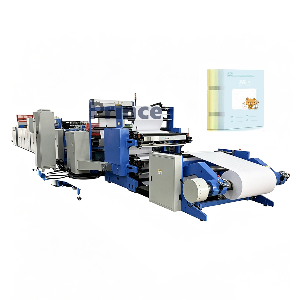 קו תפירת אוכף אוטומטי להדפסה פלקסו PRINCE LD-1050 למחברת 1