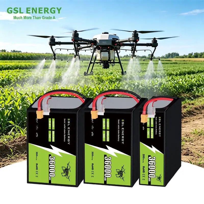 36Ah high performance UAV battery pack industrial drone battery 22.2V 44.4V 51.8V